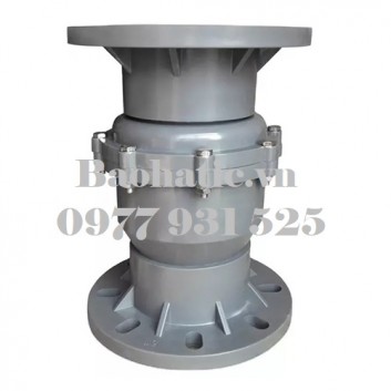 Van 1 chiều lá lật nối bích PVC D27, D34, D42, D48, D60, D75, D90, D110, D140, D160, D200, D250, D315